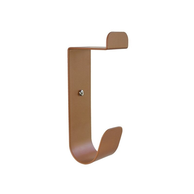 Crochet pour salle de bains à visser double Basic terracotta -  - meilleure qualité