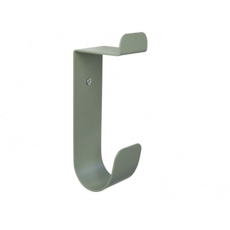 Crochet pour salle de bains à visser double Basic kaki -  - meilleure qualité
