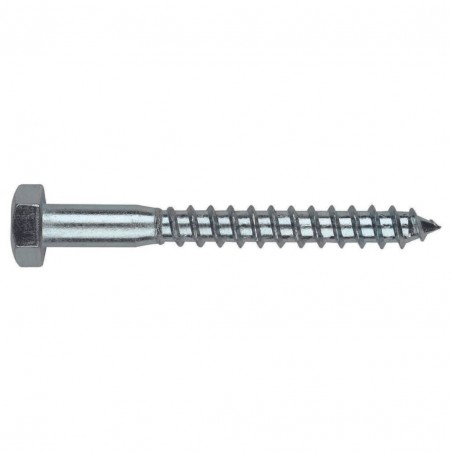 Tirefond bois 10x120 TH zinc boîte de 50 pcs