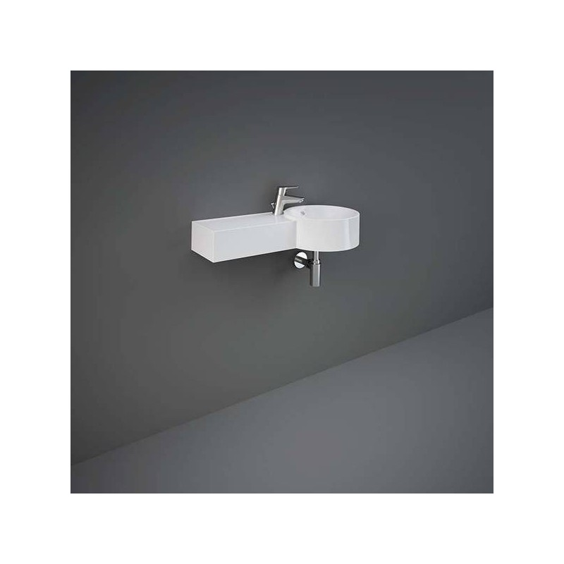 Lavabo rond suspendu RAK-PETIT 77cm rebord droit