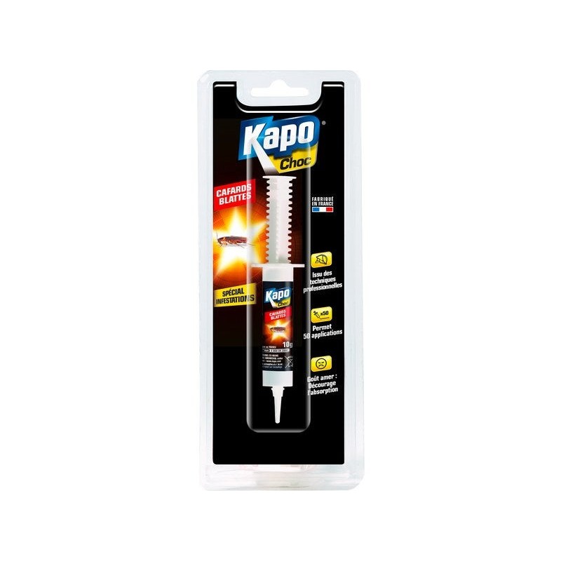 Seringue anti-cafards et battes Kapo