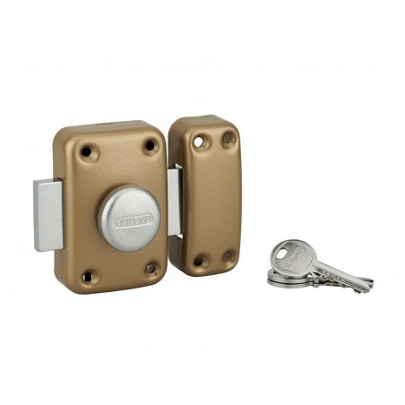 Verrou corvette cylindre 40 mm bronze