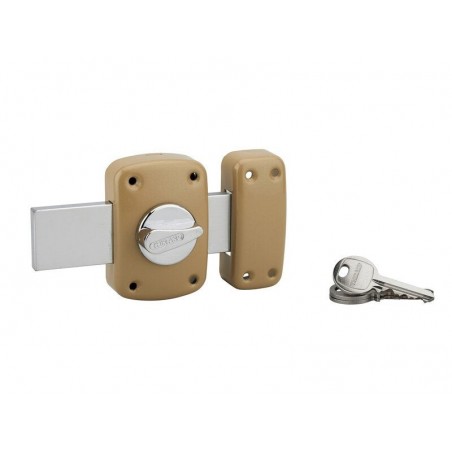 Verrou corvette bouton-cylindre 30p160 bronze