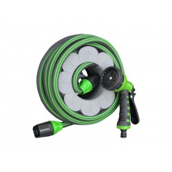 Tuyau darrosage en polypropylène GEOLIA 8 jets 35 mètres diam. 14 mm