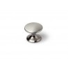 Lot de 4 boutons de meuble Rond Zamak Brossé H.27 X L.33 X P.33 Mm