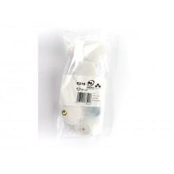 Lot de 6 boutons de meuble Rond Bois Laquée H.22 X L.39 X P.39 Mm | Sanifer