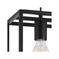 Suspension industriel en métal Noir   Eldrick 3 Lumière(S) D.20 Cm | Sanifer