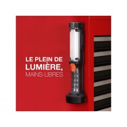 Baladeuse aimantée crochet piles 550 lm 7 mètres noire ENERGIZER|Sanifer