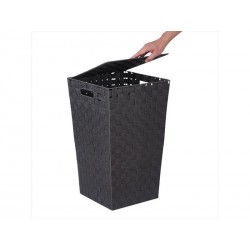 Panier à  linge en polypropylène 60L l.33 x H.55 x P.33 cm gris foncé -  - meilleure qualité