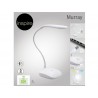 Lampe de bureau  MURRaY 200LM 4000K H32 TOUCH BLC  plastique|Sanifer