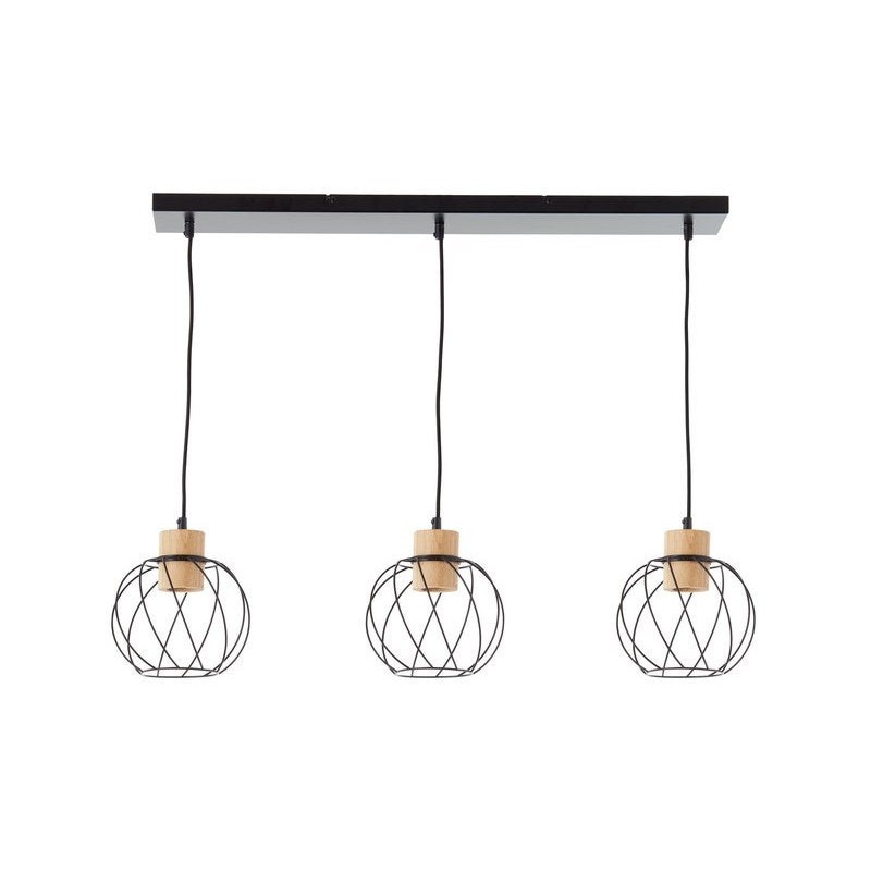 Suspension 3xE27 metal Diamètre 20 cm