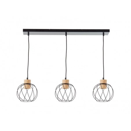 Suspension 3xE27 metal Diamètre 20 cm