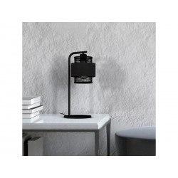 Lampe e27 acier noir/naturel  OTTOMANE, H.50cm H.45 cm | Sanifer