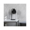 Lampe e27 acier noir/naturel  OTTOMANE, H.50cm H.45 cm | Sanifer