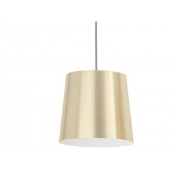 Suspension KRELA 3XE27 L. 85 cm métal noir/laiton   | Sanifer