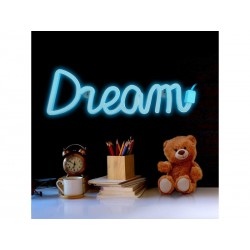 Lampe essentiel en plastique blanc  Néon Dream, USB + batterie | Sanifer