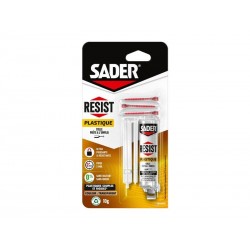 Colle reparation type epoxy Resist plastique SADER  10g|Sanifer
