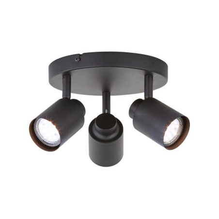 Plafonnier 3 spots metal GU10