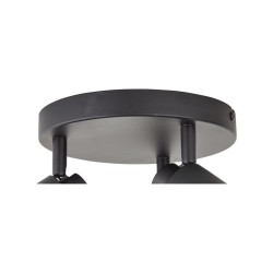 Plafonnier 3 spots, metal GU10  | Sanifer