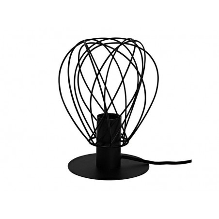 Lampe E27 design en métal noir baladeuseMerone H. 24.5 cm