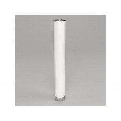 Lampadaire droit design en métaL blanc1800 Lm H.110 cm