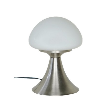 Lampe design en métal nickel tactilekinoko 390lm H. 22 cm