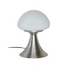 Lampe design en métal nickel tactilekinoko 390lm H. 22 cm