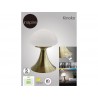 Lampe de chevet  glamour  metal laiton tactile   Kinoko  H.22cm|Sanifer