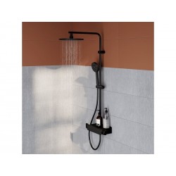Colonne de douche easy noire THM | Sanifer