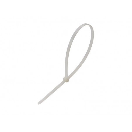 Lot de 25 colliers diam. 3 à  90 x L. 350 mm blanc