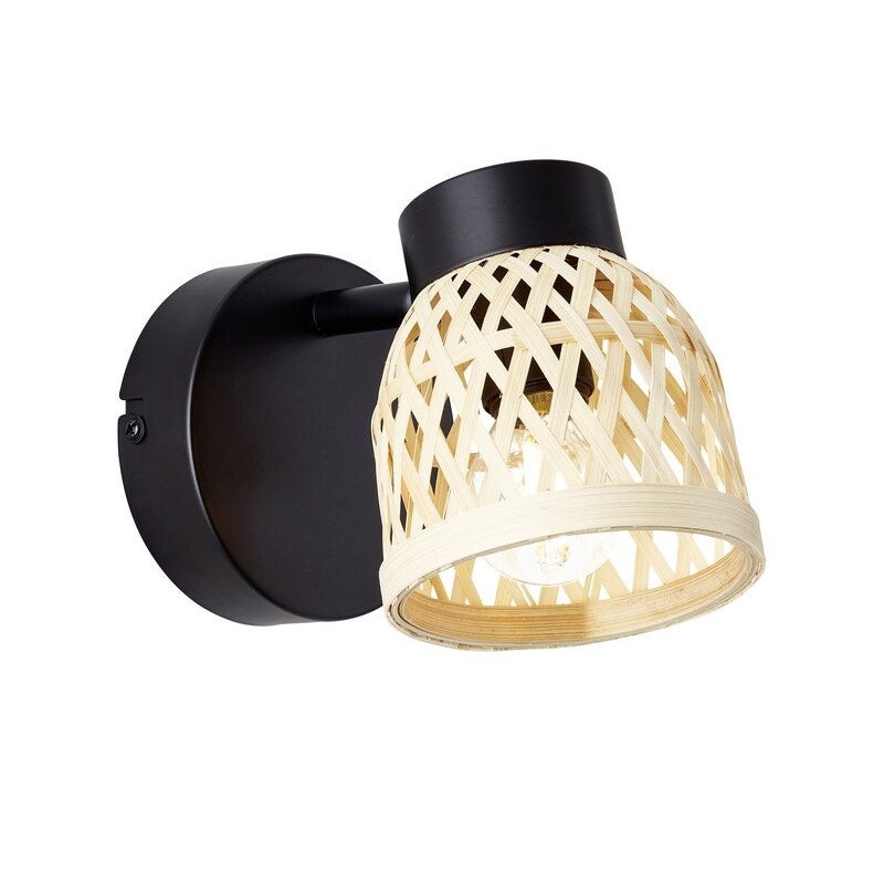 Spot nature metal noir E14Ninon