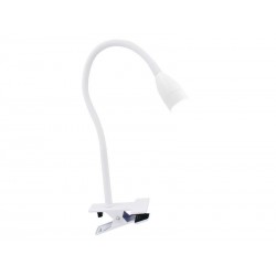 Lampe à  pinceGao métal blanc