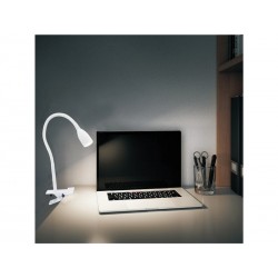 Lampe à  pince  Gao, métal blanc | Sanifer