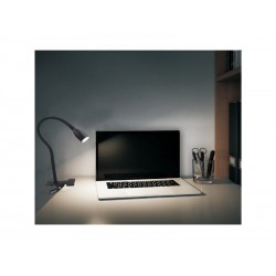 Lampe de bureau à  pince Gao , 420 lm, métal noir | Sanifer
