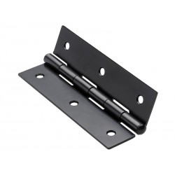 Charnière en acier pour meubleL.100 x l.50 mm noir