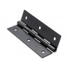 Charnière en acier pour meubleL.100 x l.50 mm noir