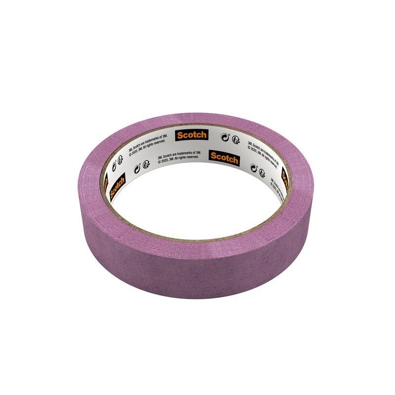 Ruban de masquage surfaces délicates  l.24 mm x L.41 m -  - meilleure qualité