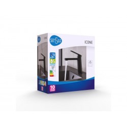 Mitigeur lavabo,   M Icà´ne, noir | Sanifer