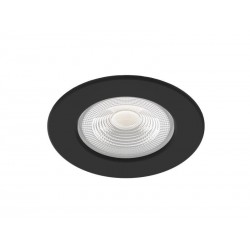 Spot encastrable led intégrées ARIC de 3000 à  4000 K cylindre noir