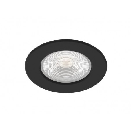 Spot encastrable led intégrées ARIC de 3000 à  4000 K cylindre noir