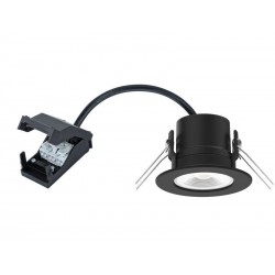 Spot encastrable led intégrées, ARIC, de 3000 à  4000 K, cylindre noir | Sanifer