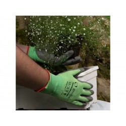 Paire de gants tactile pour les travaux de jardinage polyuréthane, T unique GEOLIA | Sanifer