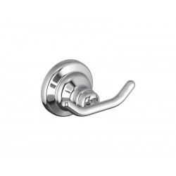 Crochet pour salle de bains fixation au choix double   Charm chromé -  - meilleure qualité