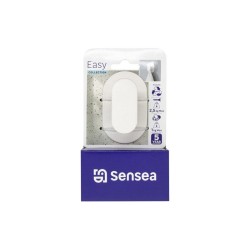 Crochet pour salle de bains à  coller simple   Easy blanc | Sanifer