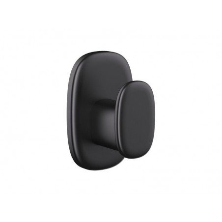 Crochet pour salle de bains fixation au choix simple   Remix noir -  - meilleure qualité