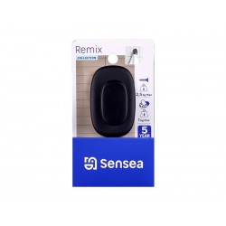 Crochet pour salle de bains fixation au choix simple   Remix noir | Sanifer