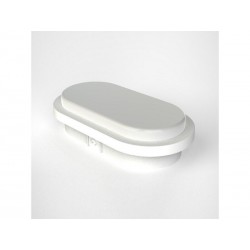 Hublot extérieur led integré ovale ezy 21cm1620lmip65blanc