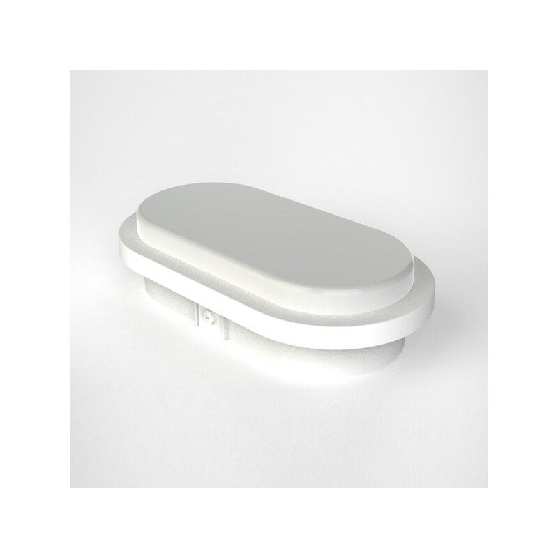 Hublot extérieur led integré ovale ezy 21cm1620lmip65blanc