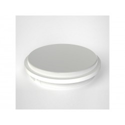 Hublot extérieurled intégré rond ezy 25cm 1620lm ip65 blanc