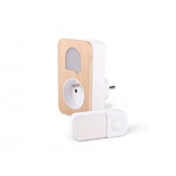 Carillon sans fil et sans pile avec prise intégrée SONE + COSY SCS SENTINEL